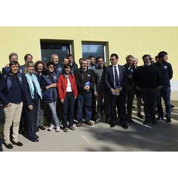 Debora Serracchiani (Presidente Regione Friuli Venezia Giulia) all'inaugurazione della nuova sede del Centro di ricerche sismologiche dell'Istituto nazionale di oceanografia e di geofisica sperimentale - Udine 19/04/20161