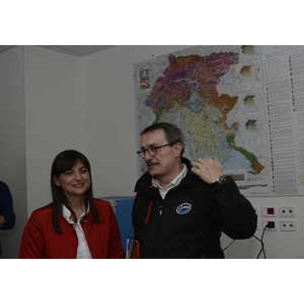 Debora Serracchiani (Presidente Regione Friuli Venezia Giulia) all'inaugurazione della nuova sede del Centro di ricerche sismologiche dell'Istituto nazionale di oceanografia e di geofisica sperimentale - Udine 19/04/20161