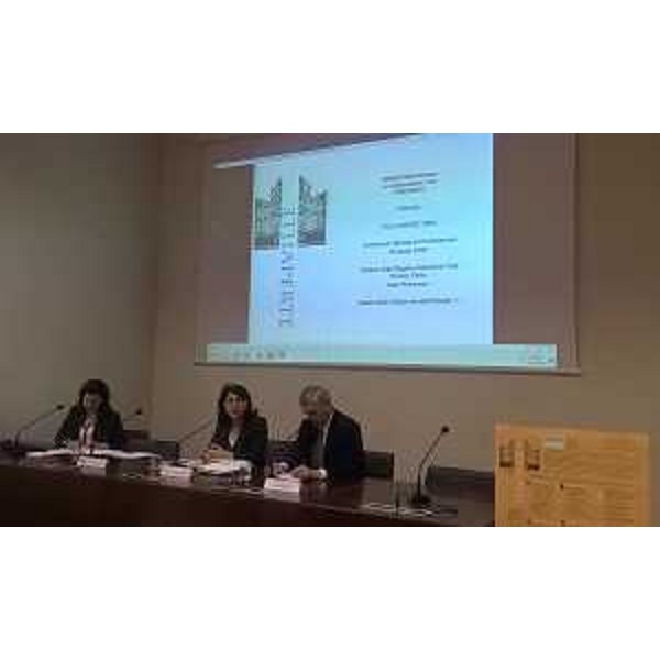 Mariagrazia Santoro (Assessore regionale Infrastrutture e Territorio), alla conferenza stampa di presentazione della manifestazione Ville Aperte, edizione 2016 - Trieste 20/04/2016