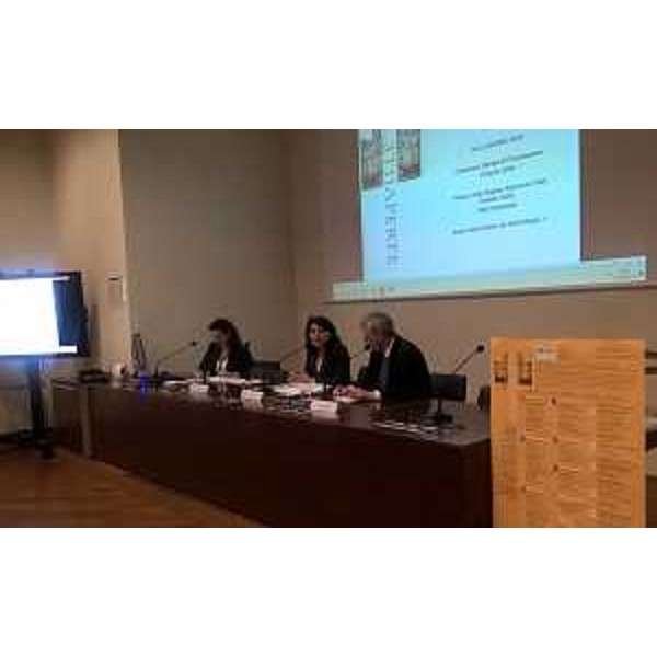 Mariagrazia Santoro (Assessore regionale Infrastrutture e Territorio), alla conferenza stampa di presentazione della manifestazione Ville Aperte, edizione 2016 - Trieste 20/04/2016