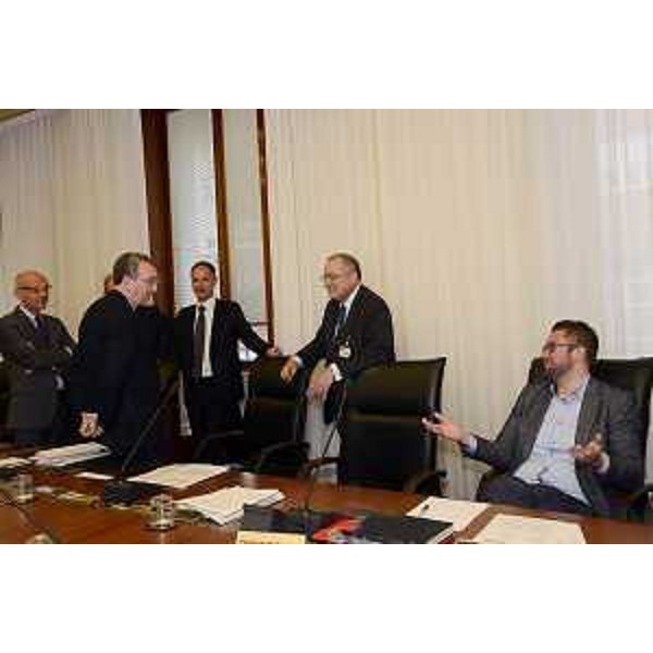 Sergio Bolzonello (Vicepresidente Regione FVG e assessore Attività produttive, Turismo e Cooperazione), Marco Tullio Petrangelo (Direttore generale PromoTurismo FVG) e Alessio Gratton (Presidente II Commissione consiliare) - Trieste 19/04/2016