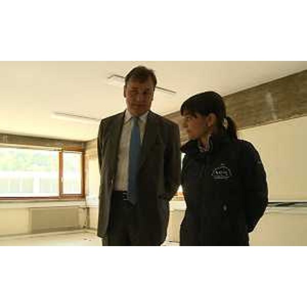 Renato Carlantoni (Sindaco Tarvisio) e Debora Serracchiani (Presidente Regione Friuli Venezia Giulia) durante il sopralluogo all'ex Autoporto - Coccau (Tarvisio) 05/05/2016