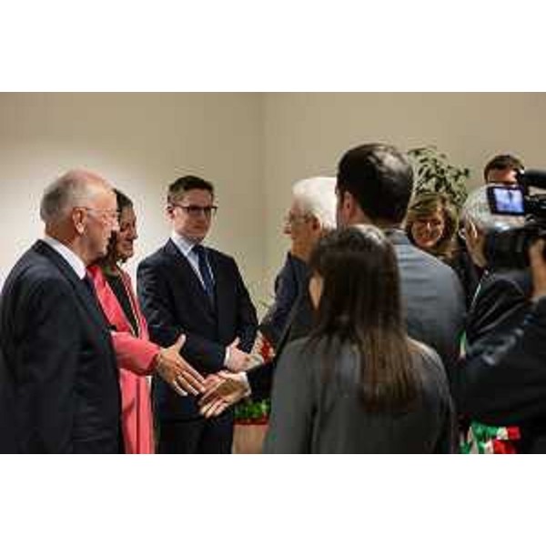 Sergio Mattarella (Presidente Repubblica Italiana) alla cerimonia d'intitolazione dell'Auditorium della Regione Friuli Venezia Giulia ad Antonio Comelli - Udine 06/05/2016
