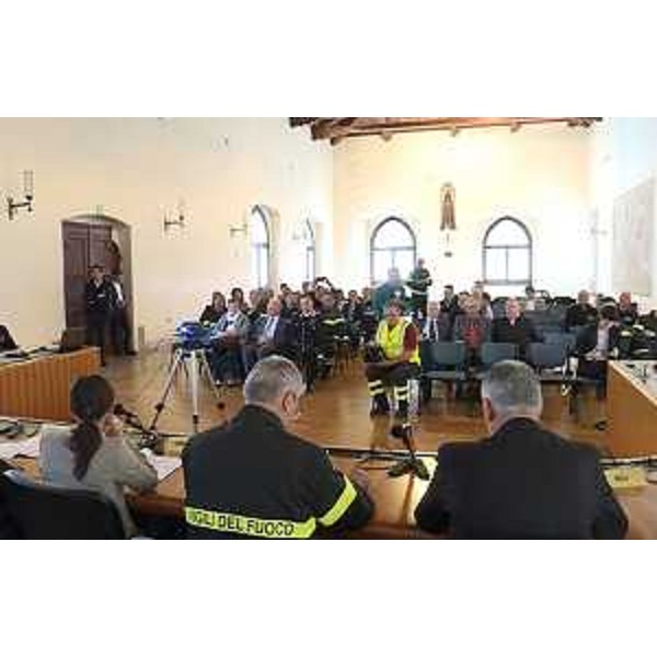 Firma dell'Accordo per l'istituzione della Scuola internazionale di formazione per la gestione della risposta in emergenza sismica / SERM Academy a Portis Vecchio - Venzone 07/05/2016