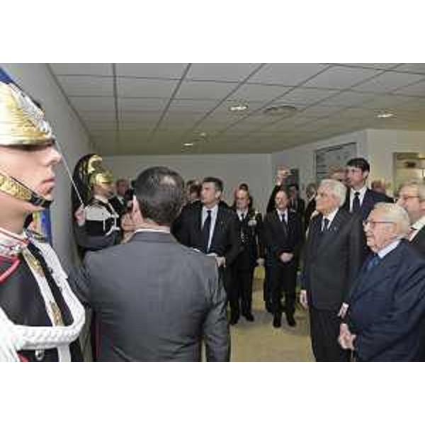 Sergio Mattarella (Presidente Repubblica Italiana) alla cerimonia d'intitolazione dell'Auditorium della Regione Friuli Venezia Giulia ad Antonio Comelli - Udine 06/05/2016