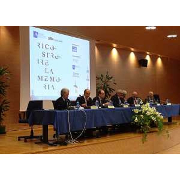 Il convegno "Ricostruire la memoria. Il patrimonio culturale del Friuli a quarant'anni dal terremoto" nell'Auditorium della Regione Friuli Venezia Giulia - Udine 11/05/2016