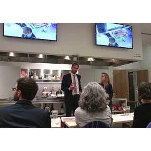 Cristiano Shaurli (Assessore regionale Risorse agricole e forestali) a Eataly - New York 14/05/2016