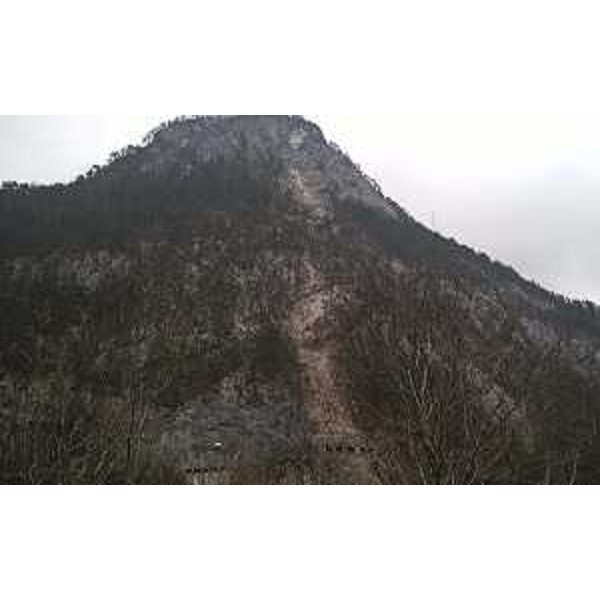 Strada provinciale 110 del Passo Pramollo: il tratto interessato dalla frana - 16/05/2016