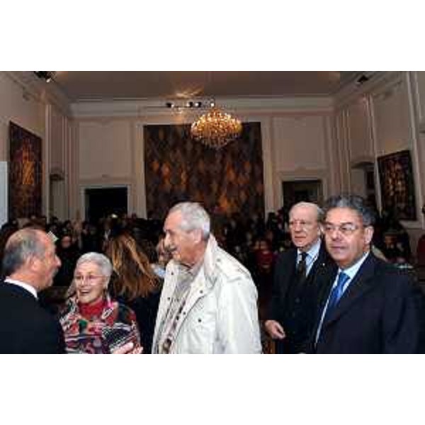 Roberto Antonaz (Assessore Regionale alla Cultura) alla mostra Missoni a Gorizia (Gorizia, 11/02/06)