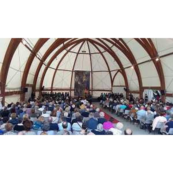 Inaugurazione della Mostra internazionale "Oltre. In viaggio con cercatori, fuggitivi, pellegrini" - Illegio 22/05/2016 (Foto Anna Maria Toldo)