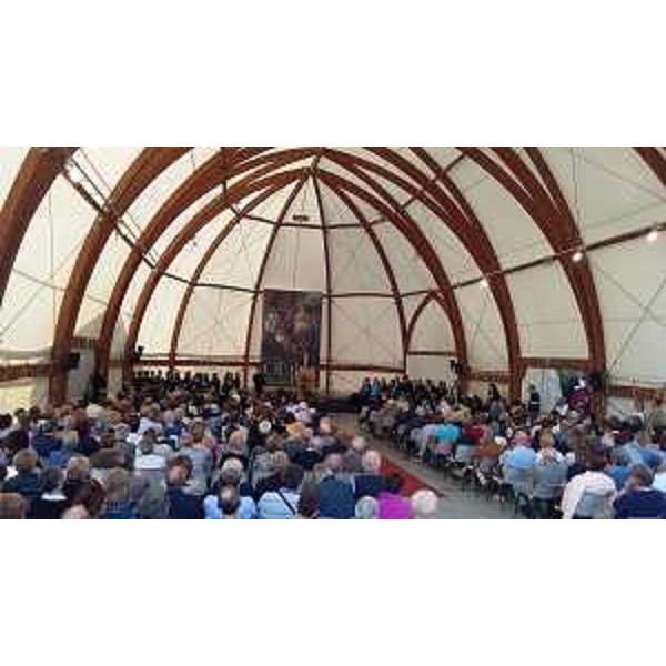 Inaugurazione della Mostra internazionale "Oltre. In viaggio con cercatori, fuggitivi, pellegrini" - Illegio 22/05/2016 (Foto Anna Maria Toldo)