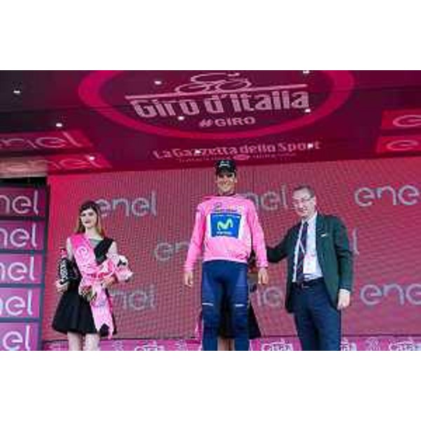 Palco delle premizioni all'arrivo della XIII Tappa del 99° Giro d'Italia - Cividale del Friuli 20/05/2016