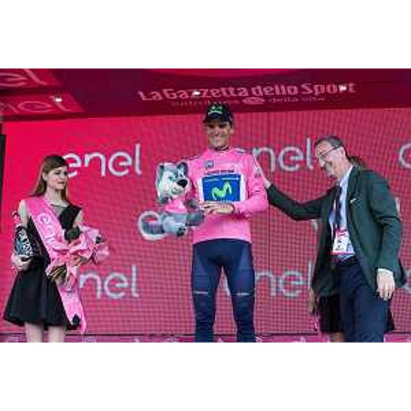 Palco delle premizioni all'arrivo della XIII Tappa del 99° Giro d'Italia - Cividale del Friuli 20/05/2016