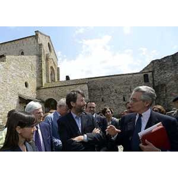 Visita di Dario Franceschini (Ministro Beni e Attività Culturali e Turismo) alla Basilica - Aquileia 23/05/2016