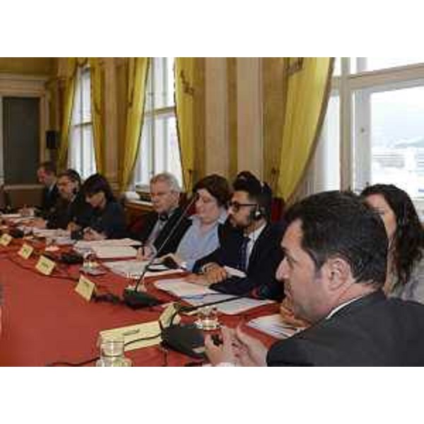 Ottava assemblea del Gruppo Europeo di Cooperazione Territoriale (GECT) Euregio Senza Confini, nella sede della Regione Friuli Venezia Giulia - Trieste 23/05/2016
