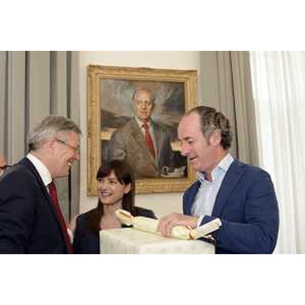 Peter Kaiser (Governatore Land Carinzia), Debora Serracchiani (Presidente Regione Friuli Venezia Giulia) e Luca Zaia (Presidente Regione Veneto) nella sede della Regione Friuli Venezia Giulia - Trieste 23/05/2016