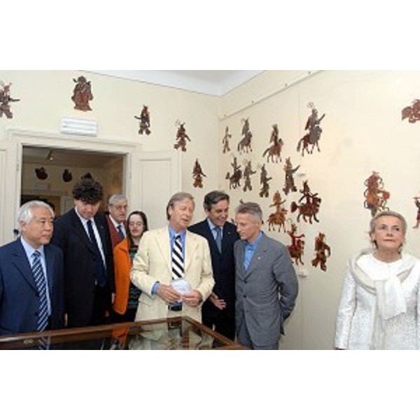 Il Presidente Riccardo Illy con il Principe Carlo della Torre e Tasso all'inaugurazione della mostra "La Cina al Castello di Duino" (Duino, 12/05/06)