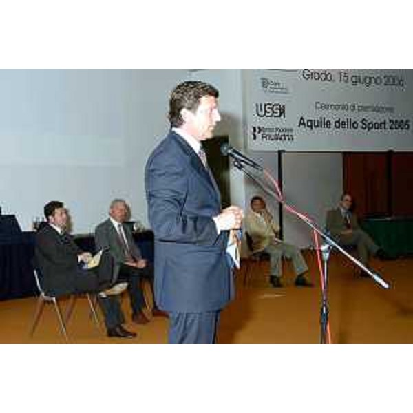 Intervento alla premiazione delle "Aquile dello sport" 2005 tenutasi a Grado (Grado, 15/06/06)