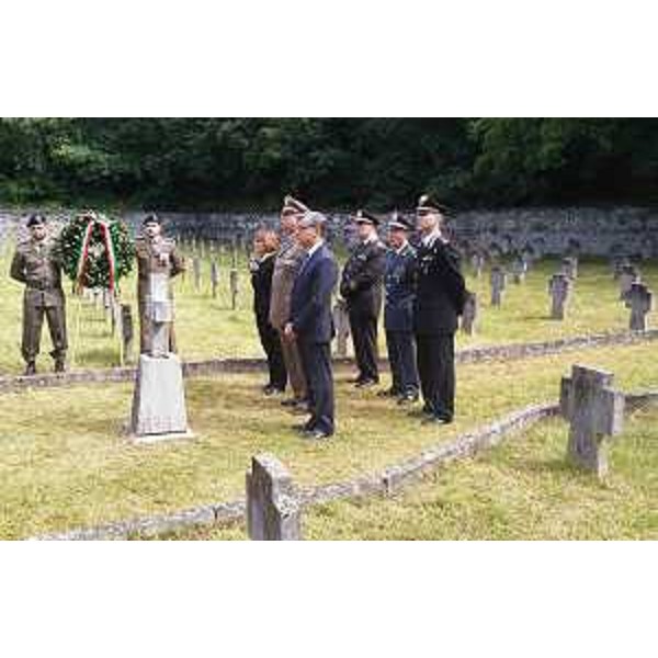 Cerimonia in memoria dei Caduti della Grande Guerra (iniziativa "L'Esercito combatte" organizzata dall'Esercito Italiano) - Cimitero Austroungarico di Prosecco (TS) 24/05/2016