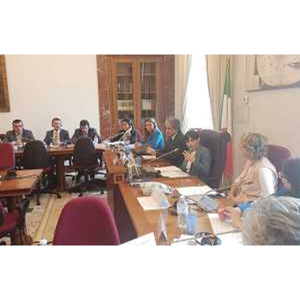 Confronto dedicato alla presentazione dell'emergenza umanitaria di cui è vittima la Comunità Yazidi nel Kurdistan iracheno, alla Camera dei Deputati - Roma 26/05/2016