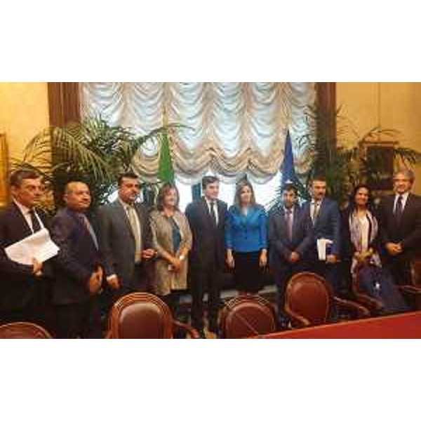 Delegazione della Comunità Yazidi, guidata dalla deputata del Parlamento federale iracheno Vian Dakhil Saeed, ricevuta dal Governo italiano - Roma 26/05/2016