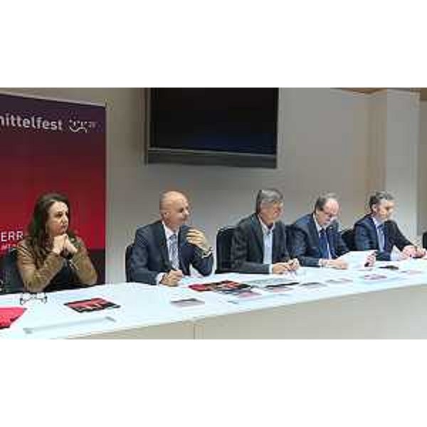 Conferenza stampa di presentazione della XXV edizione di Mittelfest "Terra! ... e all'orizzonte i fuochi" - Udine 31/05/2016