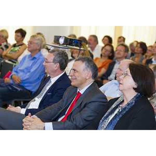 Sergio Bolzonello (Vicepresidente Regione FVG e assessore Attività produttive, Turismo e Cooperazione) e Giorgio Marrapodi (Ambasciatore d'Italia a Vienna) alla presentazione del numero 24, maggio 2016, della rivista "Tiere Furlane / Terra Friulana", al MuseumsQuartier (MQ) - Vienna 31/05/2016 (Foto Martin Steiger)