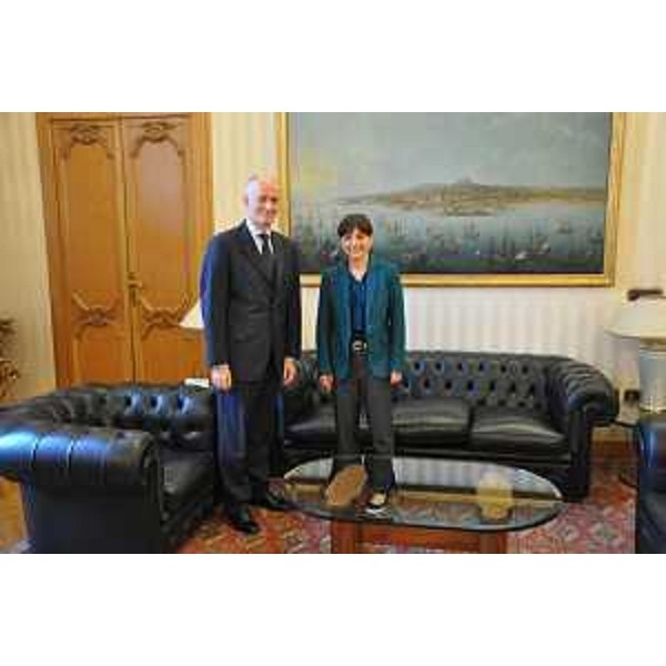 Franco Gabrielli (Capo Polizia) e Debora Serracchiani (Presidente Regione Friuli Venezia Giulia) - Roma 31/05/2016