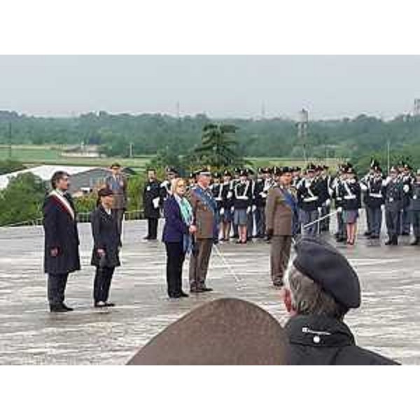 Antonio Calligaris (Sindaco Redipuglia), Debora Serracchiani (Presidente Regione Friuli Venezia Giulia), Isabella Alberti (Prefetto Gorizia) e Amedeo Sperotto (Generale Corpo d'Armata) alle celebrazioni della Festa della Repubblica Italiana - Sacrario di Redipuglia 02/06/2016