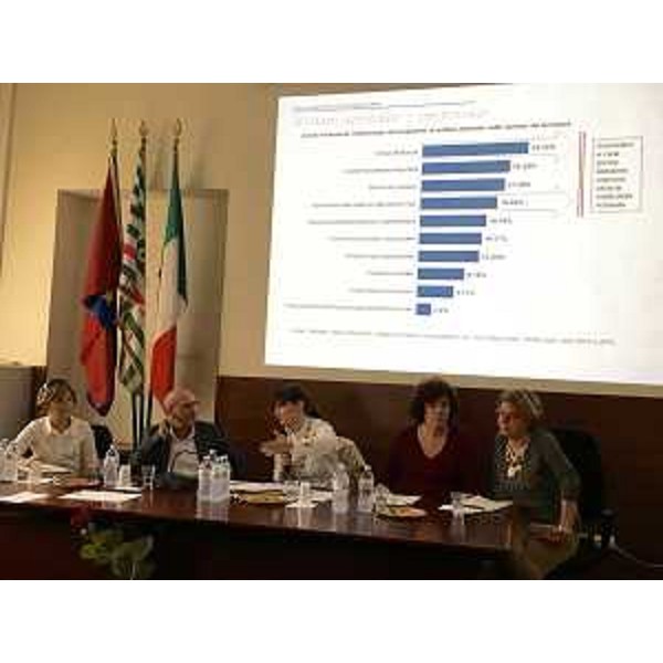 Debora Serracchiani (Presidente Regione Friuli Venezia Giulia), Loredana Panariti (Assessore regionale Lavoro) e Maria Sandra Telesca (Assessore regionale Salute) alla presentazione della ricerca commissionata dalla CISL sul "Lavoro delle donne nel FVG" - Trieste 13/06/2016