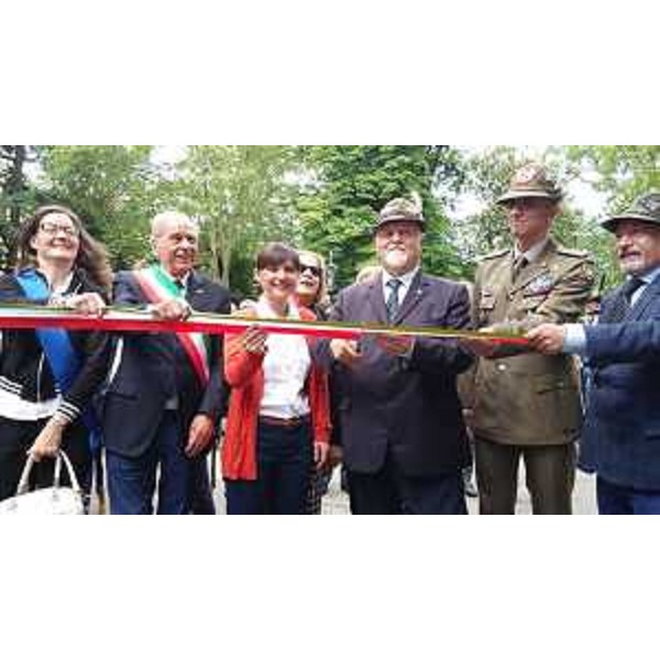 Inaugurazione della mostra allestita in occasione dell'Adunata nazionale della Brigata alpina Julia - Gorizia 17/06/2016