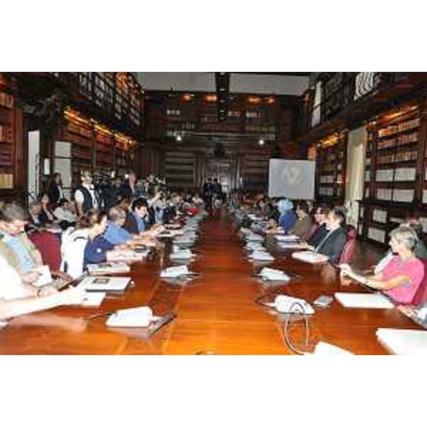 Conferenza stampa di presentazione della mostra "Leoni e Tori dall'Antica Persia ad Aquileia", nel Salone del Ministro al MiBACT - Roma 22/06/2016
