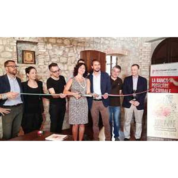 Cristiano Shaurli (Assessore regionale Risorse agricole e forestali) all'inaugurazione di Border Wine, primo Salone transfrontaliero dedicato al vino naturale - Cividale del Friuli 25/06/2016