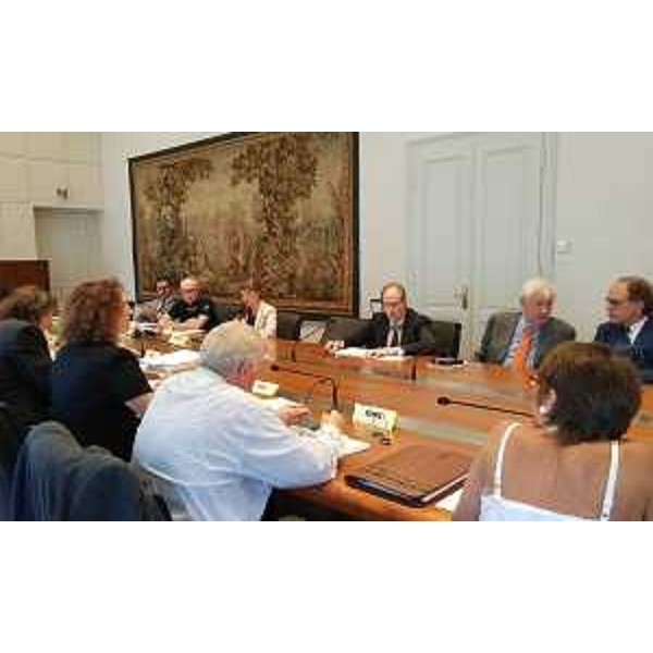 Gianni Torrenti (Assessore regionale Cultura, Sport e Solidarietà) alla riunione del Comitato istituzionale paritetico per i problemi della minoranza slovena, presieduto da Ksenija Dobrila - Trieste 28/06/2016