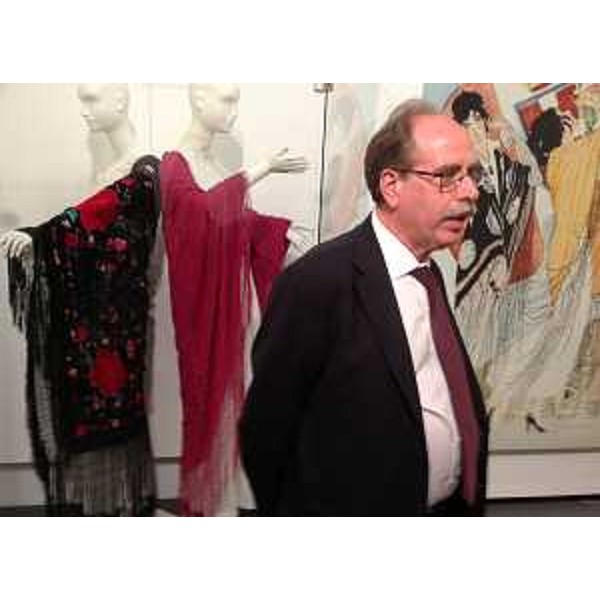 Gianni Torrenti (Assessore regionale Cultura, Sport e Solidarietà) all'inaugurazione della mostra "Guerra e Moda. L'alba della donna moderna", ai Musei provinciali in Borgo Castello - Gorizia 29/06/2016
