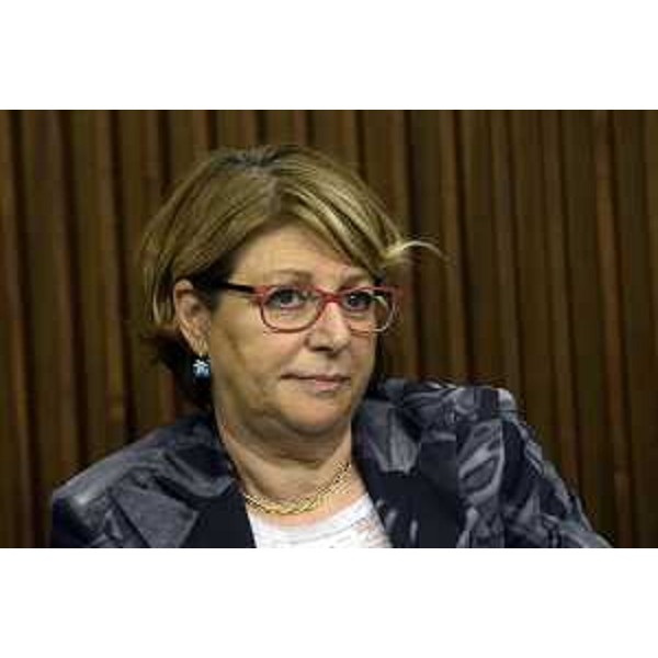 Maria Sandra Telesca (Assessore regionale Salute, Integrazione socio-sanitaria, Politiche sociali e Famiglia) nell'Aula del Consiglio regionale - Trieste 05/07/2016