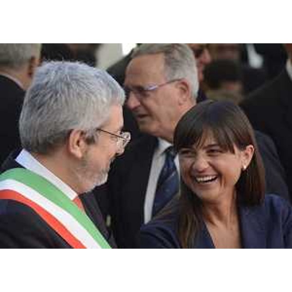 Furio Honsell (Sindaco Udine) e Debora Serracchiani (Presidente Regione Friuli Venezia Giulia) all'inaugurazione della nuova sede dei reparti NAS, NOE e Tutela Patrimonio Culturale dei Carabinieri, in viale XXIII Marzo, intitolata a Germano Craighero - Udine 06/07/2016