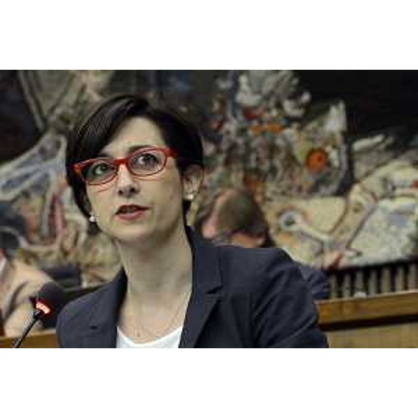Sara Vito (Assessore regionale Ambiente ed Energia) nell'Aula del Consiglio regionale - Trieste 07/07/2016