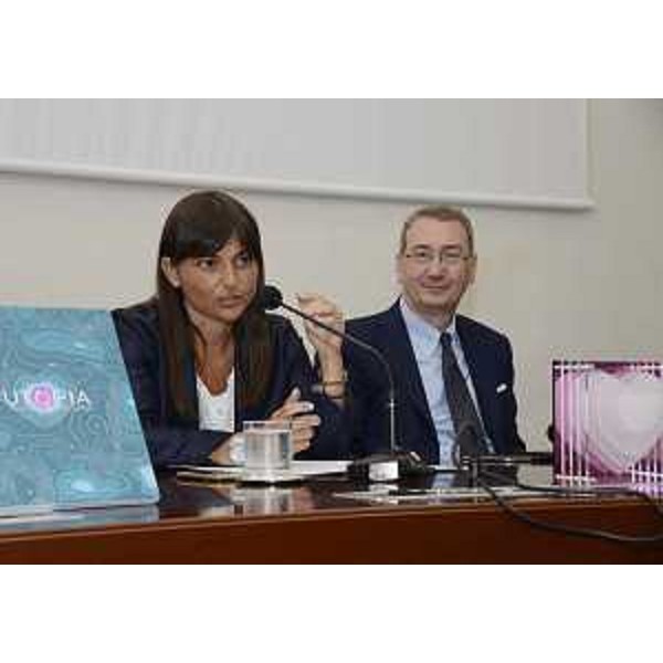 Debora Serracchiani (Presidente Regione Friuli Venezia Giulia) e Sergio Bolzonello (Vicepresidente Regione FVG e assessore Attività produttive, Turismo e Cooperazione) alla presentazione della XV edizione di ITS – International Talent Support, nella sede della Regione - Trieste 08/07/2016