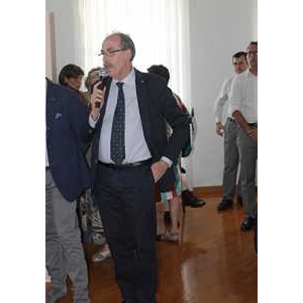Gianni Torrenti (Assessore regionale Solidarietà) alla cerimonia d'inaugurazione della nuova sede dell'Associazione Goffredo de Banfield in via del Lavatoio 4 - Trieste 07/07/2016 (Foto Prandi Comunicazione & Marketing - Prandicom)