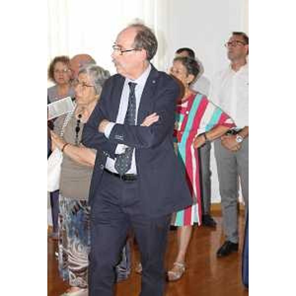 Gianni Torrenti (Assessore regionale Solidarietà) alla cerimonia d'inaugurazione della nuova sede dell'Associazione Goffredo de Banfield in via del Lavatoio 4 - Trieste 07/07/2016 (Foto Prandi Comunicazione & Marketing - Prandicom)