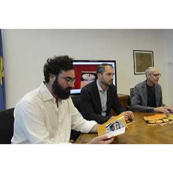 Cristiano Shaurli (Assessore regionale Risorse agricole e forestali) e Mauro Nalato (Autore) alla presentazione del libro "Vini macerati nati in FVG" - Udine 11/07/2016