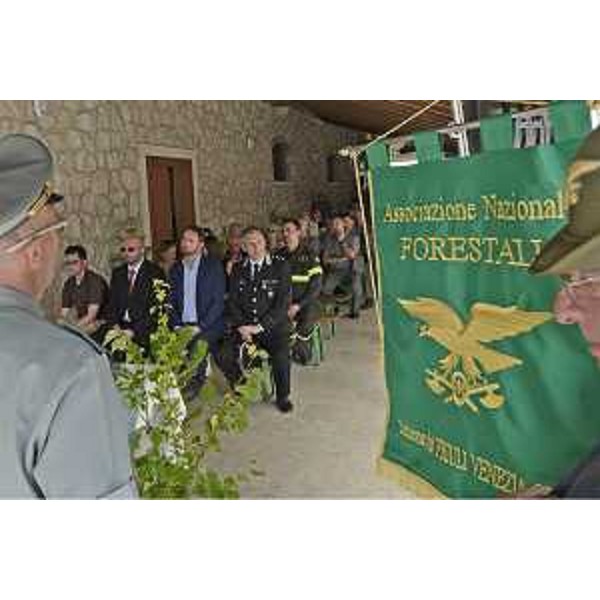 Cristiano Shaurli (Assessore regionale Risorse agricole e forestali) alle celebrazioni di San Giovanni Gualberto, santo patrono dei forestali, al Centro visite Gradina della Riserva naturale regionale dei Laghi di Doberdò e Pietrarossa - Doberdò del Lago 12/07/2016