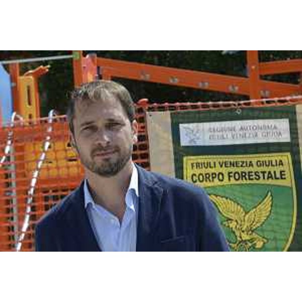 Cristiano Shaurli (Assessore regionale Risorse agricole e forestali) alle celebrazioni di San Giovanni Gualberto, santo patrono dei forestali, al Centro visite Gradina della Riserva naturale regionale dei Laghi di Doberdò e Pietrarossa - Doberdò del Lago 12/07/2016
