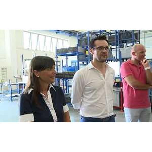 Debora Serracchiani (Presidente Regione Friuli Venezia Giulia) nel corso della visita ad aziende della Bassa Friulana - 12/07/2016