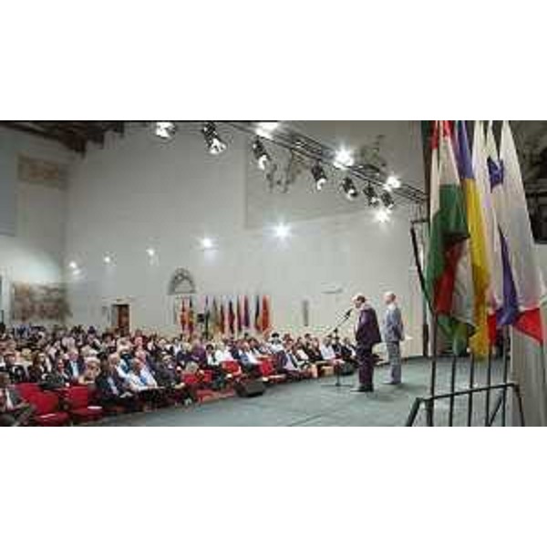 Gianni Torrenti (Assessore regionale Cultura) all'inaugurazione dell'edizione numero 25 del Mittelfest - Cividale del Friuli (UD) 16/07/2016