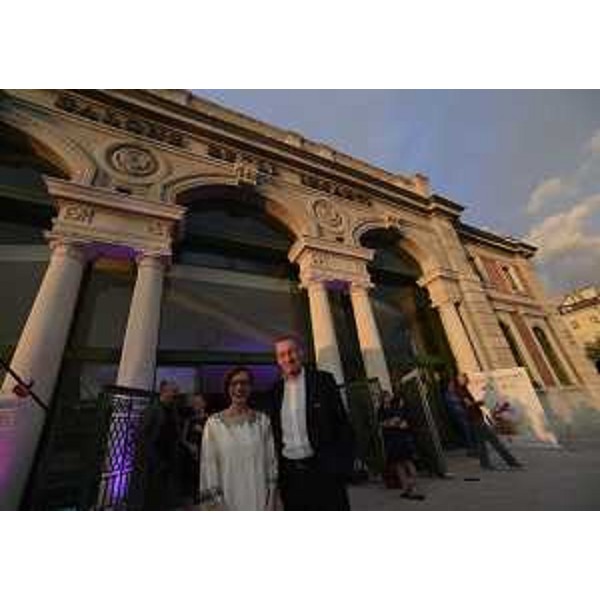 Barbara Franchin (ideatrice International Talent Support), Sergio Bolzonello (Vicepresidente Regione FVG e assessore Attività produttive) alla serata di ITS - Trieste 16/07/2016