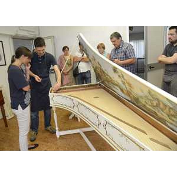 Debora Serracchiani (Presidente Regione Friuli Venezia Giulia) durante la visita istituzionale in Val Pesarina - Prato Carnico (UD) 18/07/2016