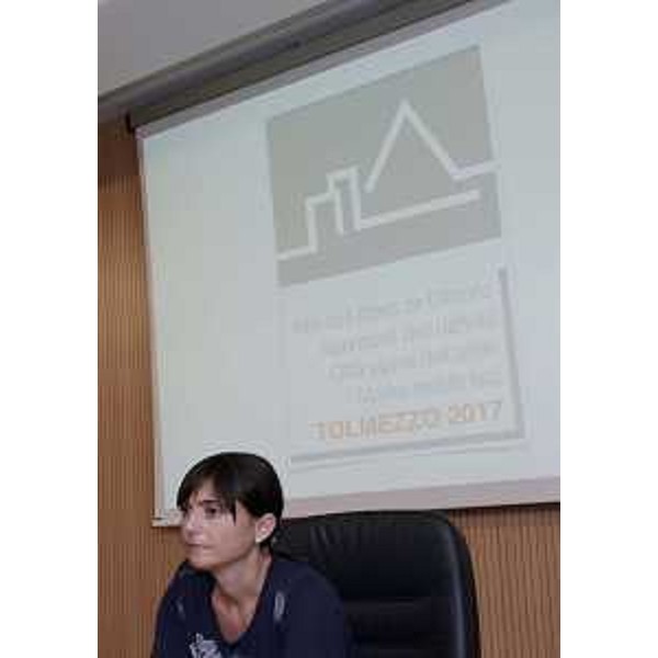 Debora Serracchiani (Presidente Regione Friuli Venezia Giulia) alla presentazione di Tolmezzo Città Alpina dell'Anno 2017 - Tolmezzo 18/07/2016