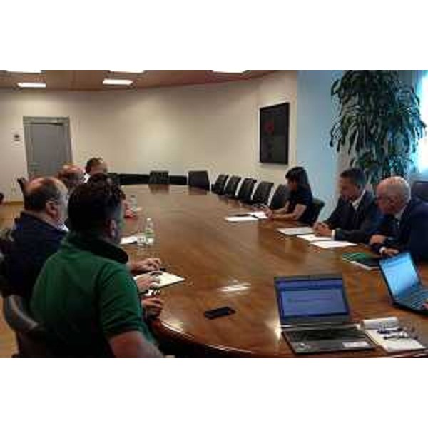 Debora Serracchiani (Presidente Regione Friuli Venezia Giulia) all'incontro tra sindacati e amministratori dell'Aeroporto del FVG - Ronchi dei Legionari (GO) - 19/07/2016